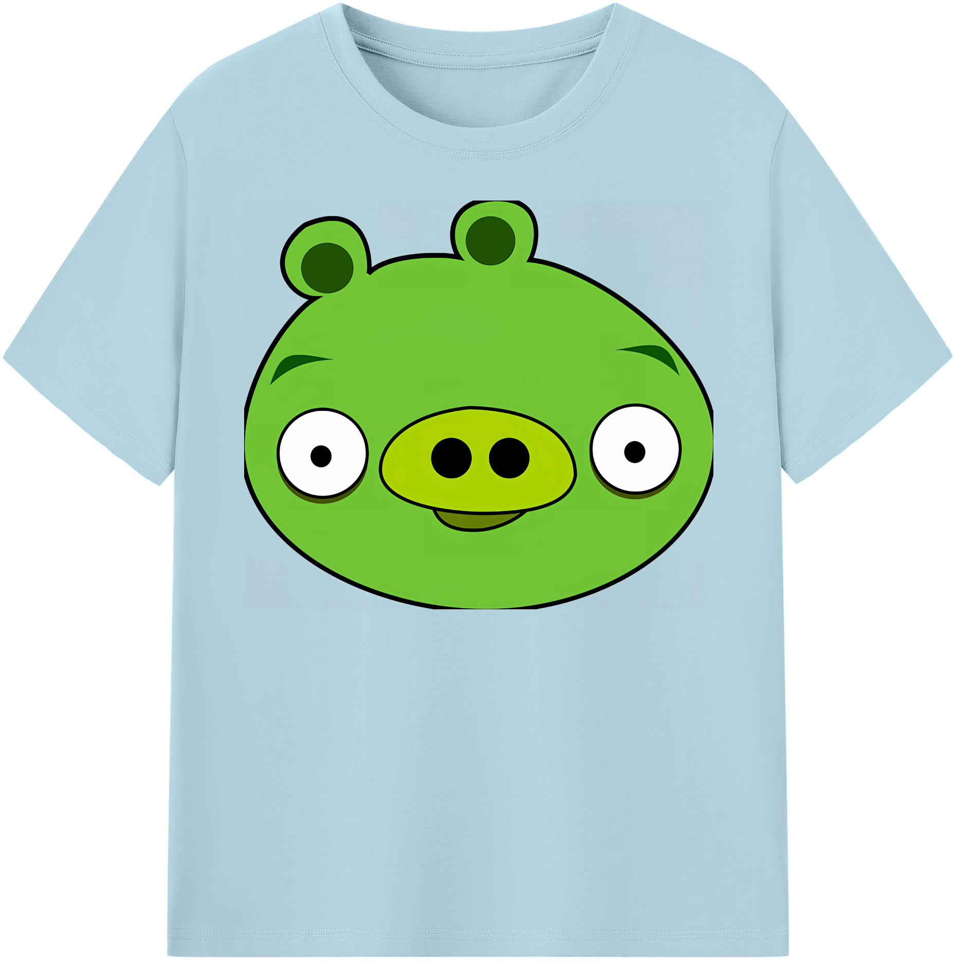 （画像用） Angry Birds アングリーバード 綿100％半袖Tシャツ（フロントプリント）